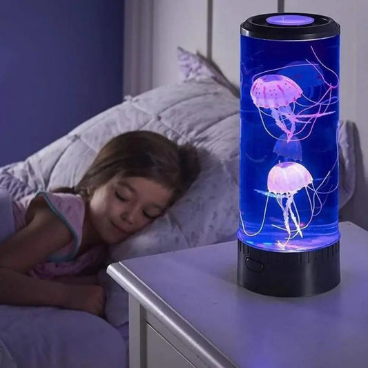 1 Set Unique Night Lamp High Simulation Jellyfish Night Light USB Powered Sleep Relax Gift Color Changing Jellyfish Lamp